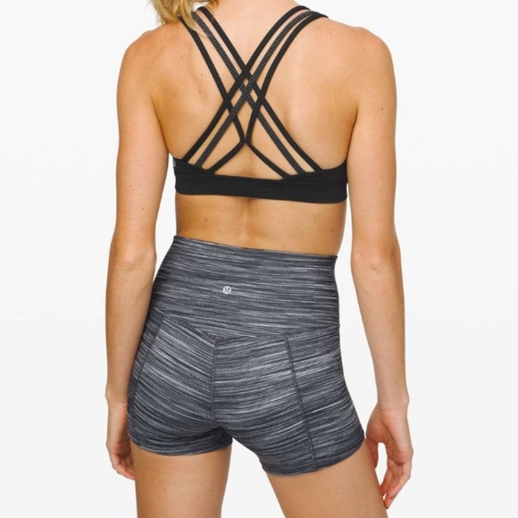 Lululemon Energy Bra, *Strappy, Black, Medium, Size 10 - Picture 2 of 8